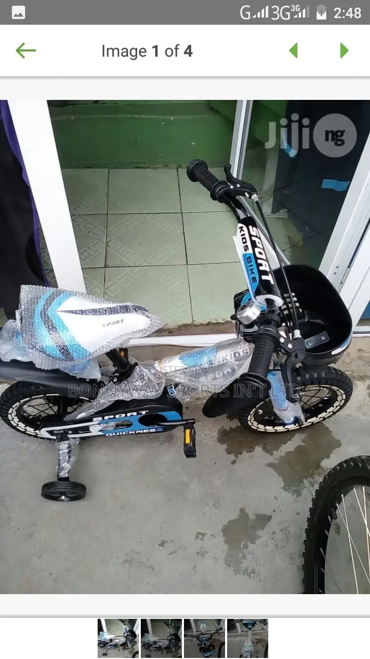 Size 12 Sports Children Bike