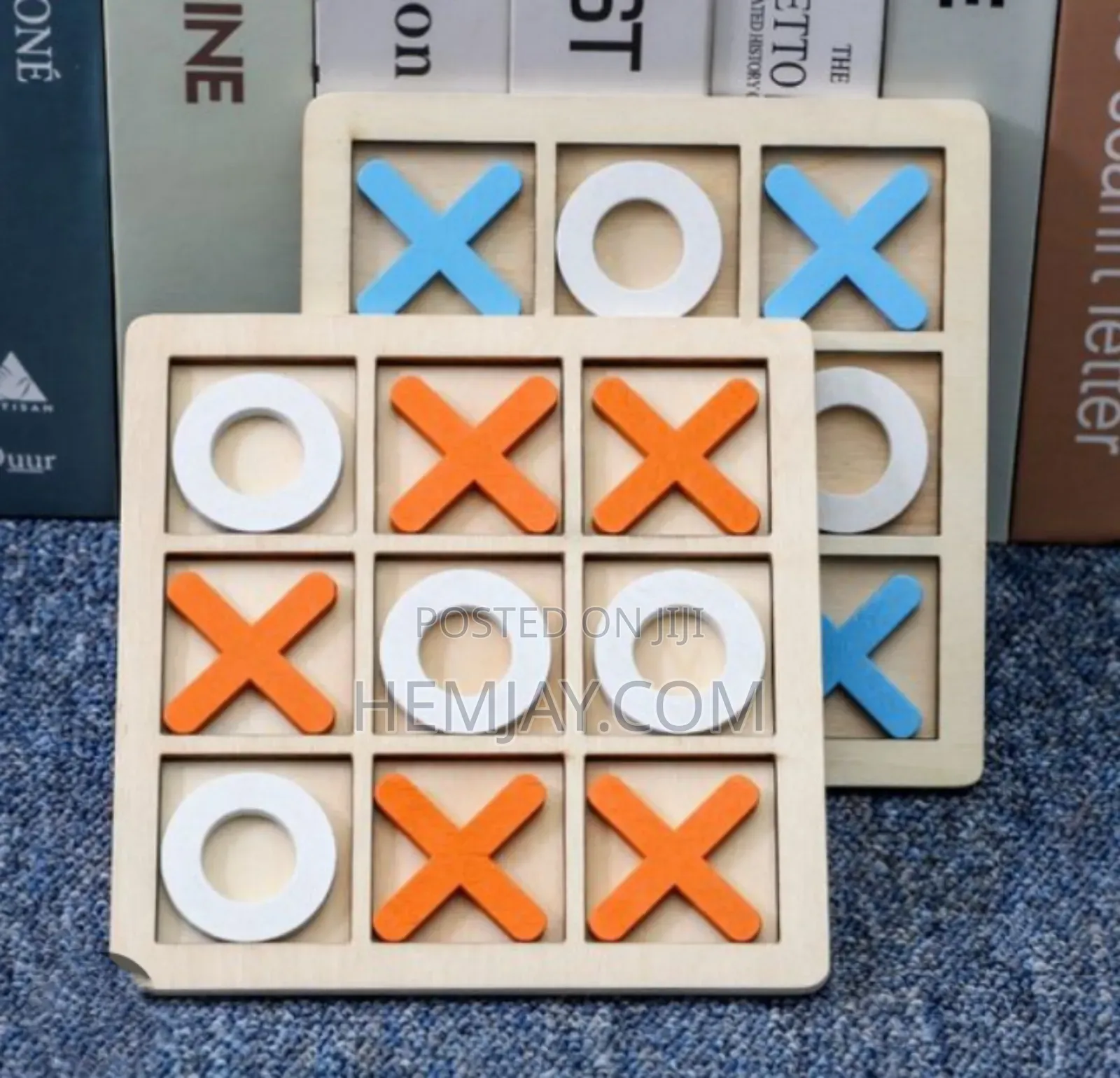 Tic-Tac-Toe Board Game Aka (X and O) Aka (Nought and Crosses)