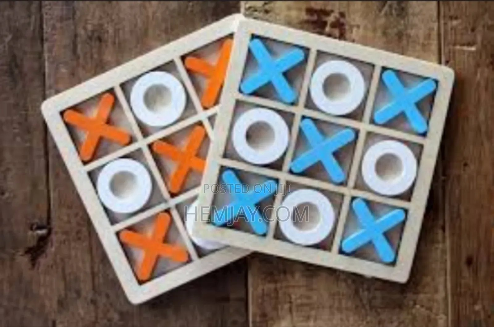 Tic-Tac-Toe Board Game Aka (X and O) Aka (Nought and Crosses)