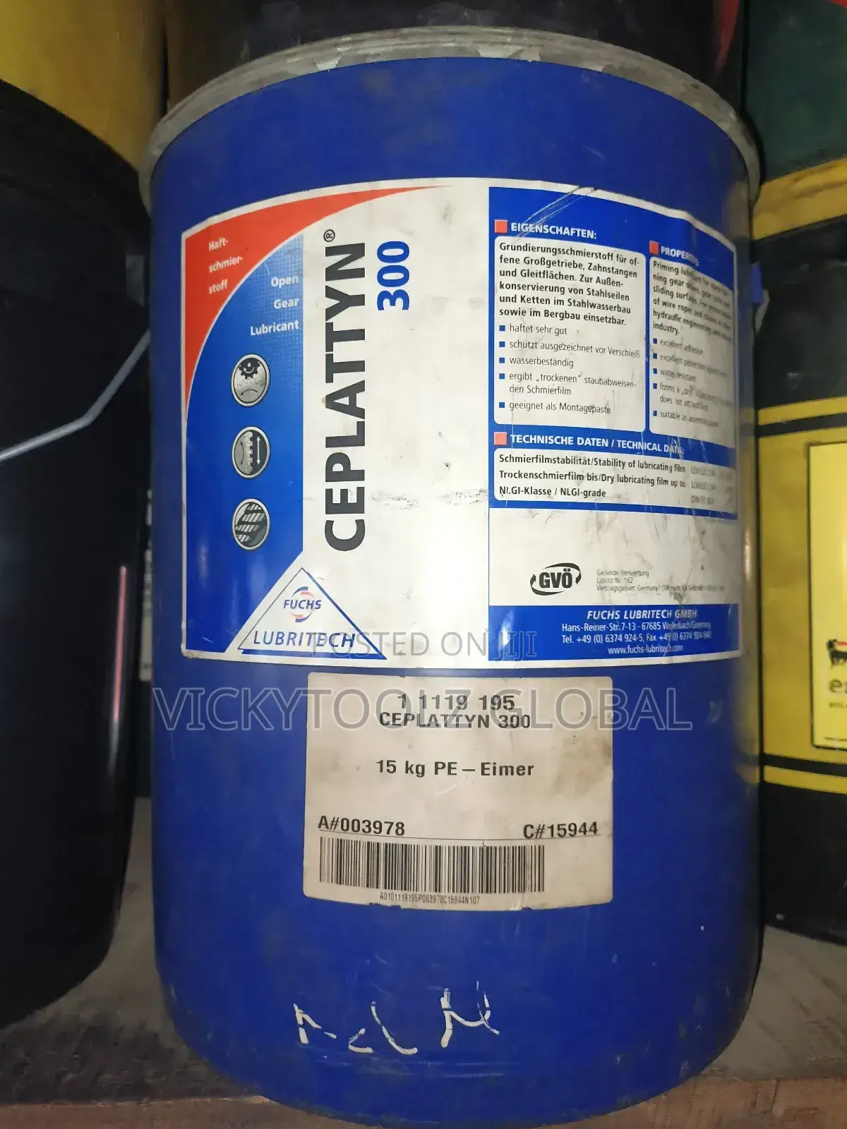 Lubritech Ceplattyn 300 15kg High Graphite Adhesive Lubricant