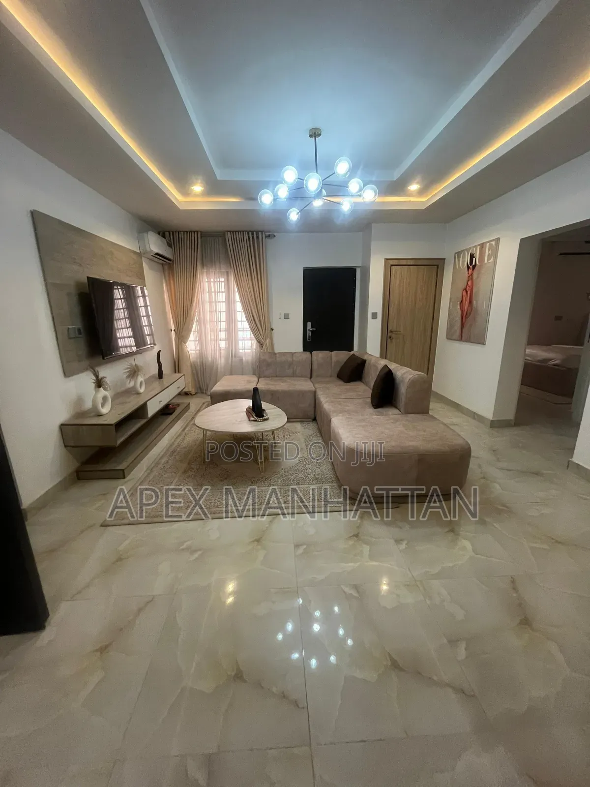 Furnished 2bdrm Block of Flats in Presidential Villa, Asokoro for rent