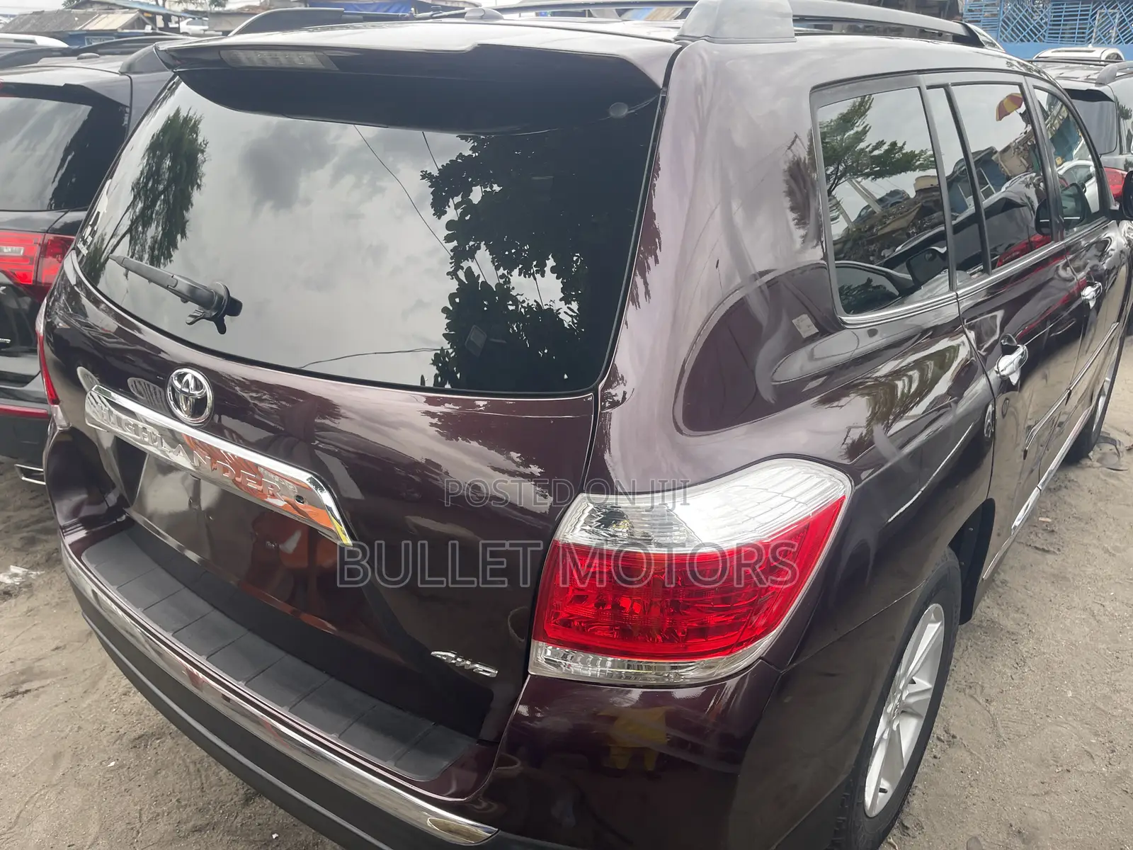 Toyota Highlander 3.5L 4WD 2013 Burgundy