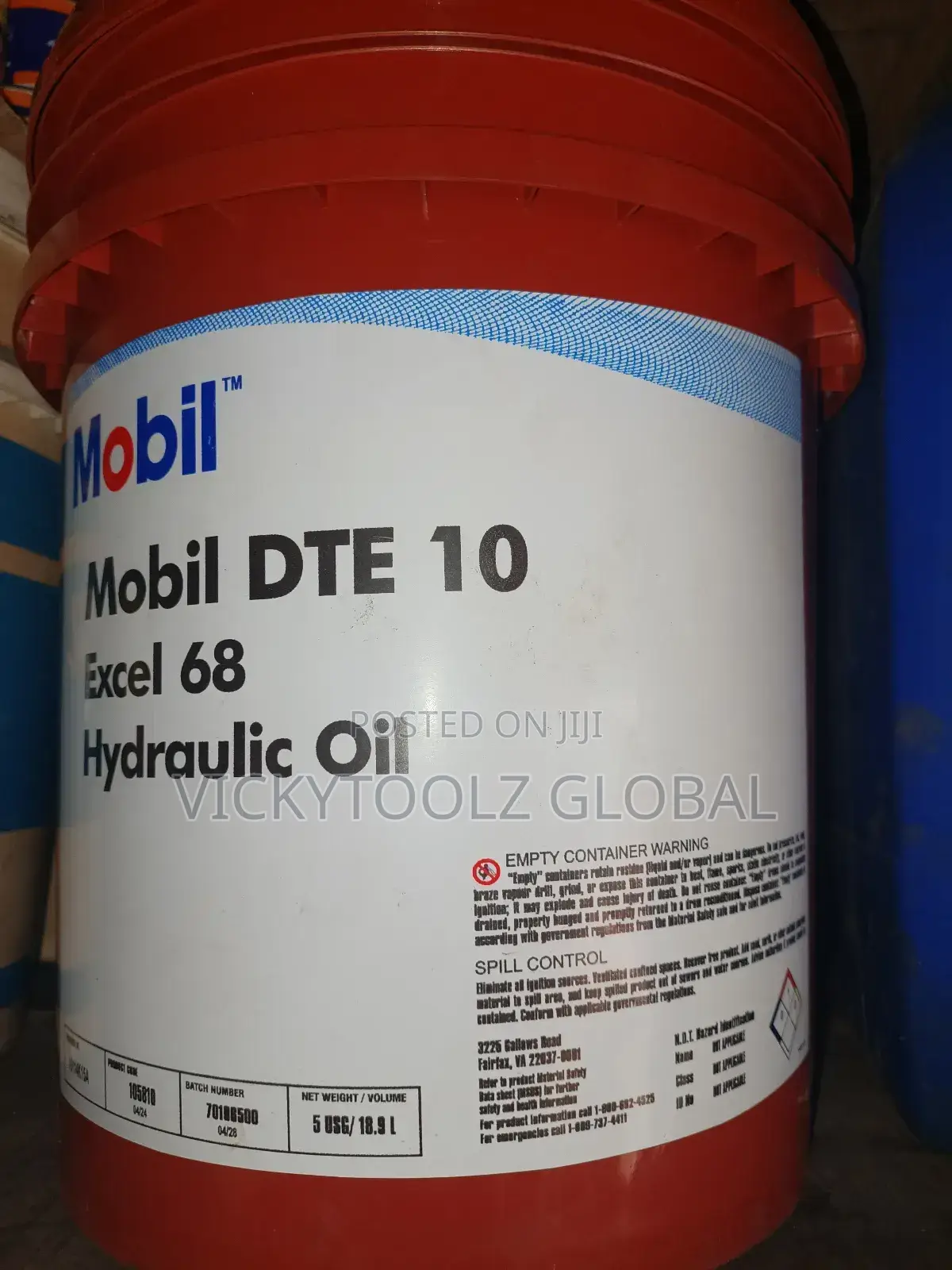 Mobil Dte 10 Excel 68 Hydraulic Oil