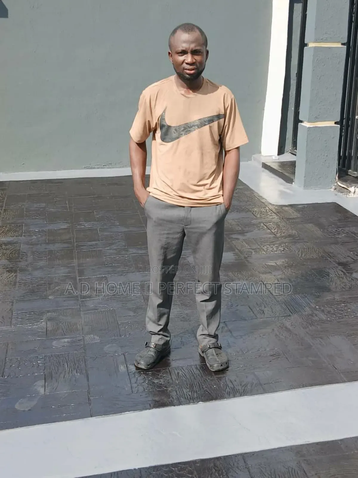 Unique Stamped Concrete Floor