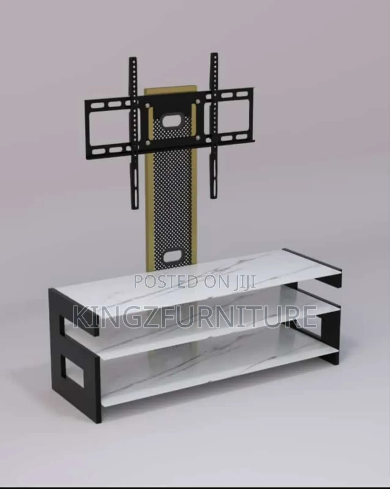 Tv Stand With Hanger, Designed to Support Flat-Screen Televisions