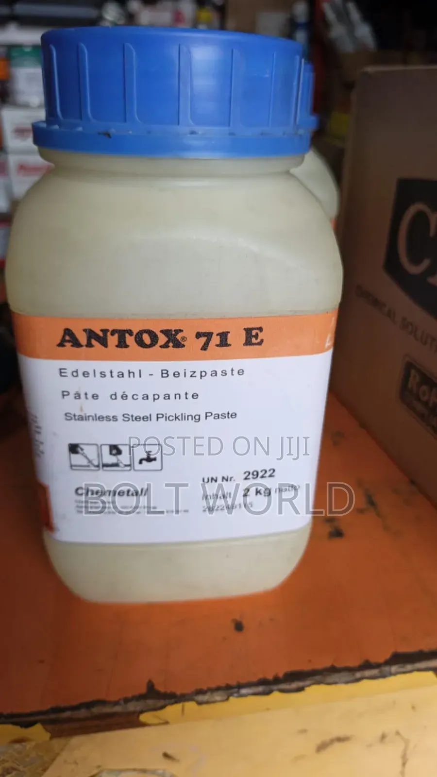 Antox71e Plus for Cleaning of Stainless Steel