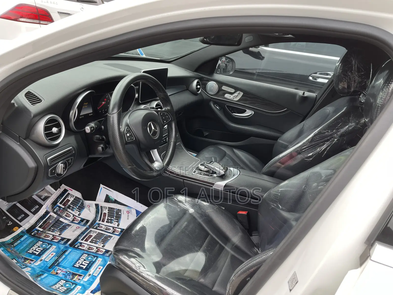 Mercedes-Benz C400 4Matic AWD Sedan (3.0L V6 7A) 2015 White
