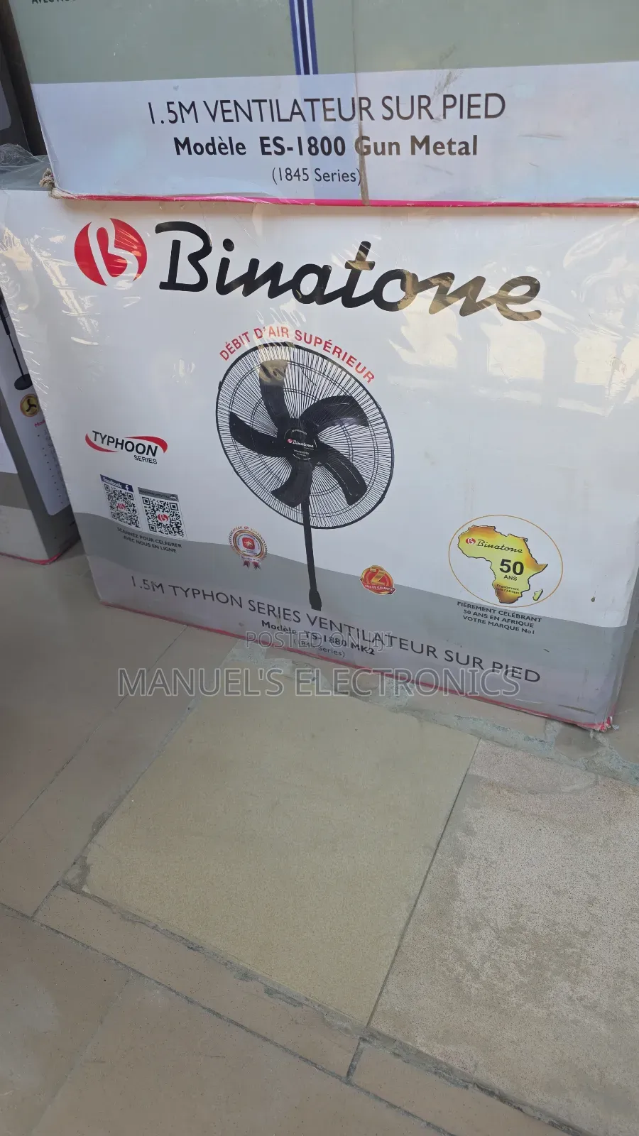 18inch Binatone Standing Fan With Warranty