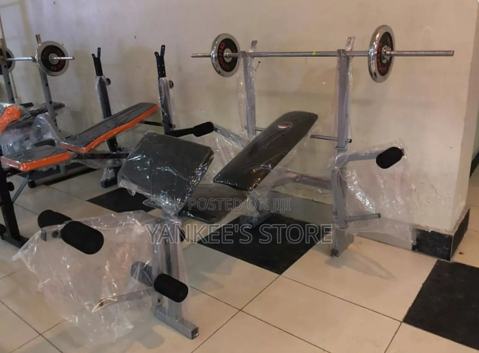 Brand New Weight Lifting Bench With 50kg Dumbbell