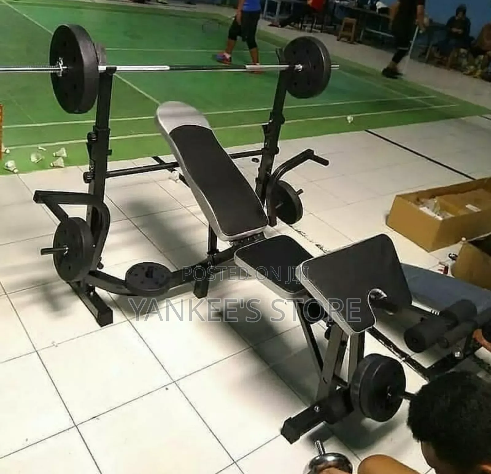 Brand New Weight Lifting Bench With 50kg Dumbbell