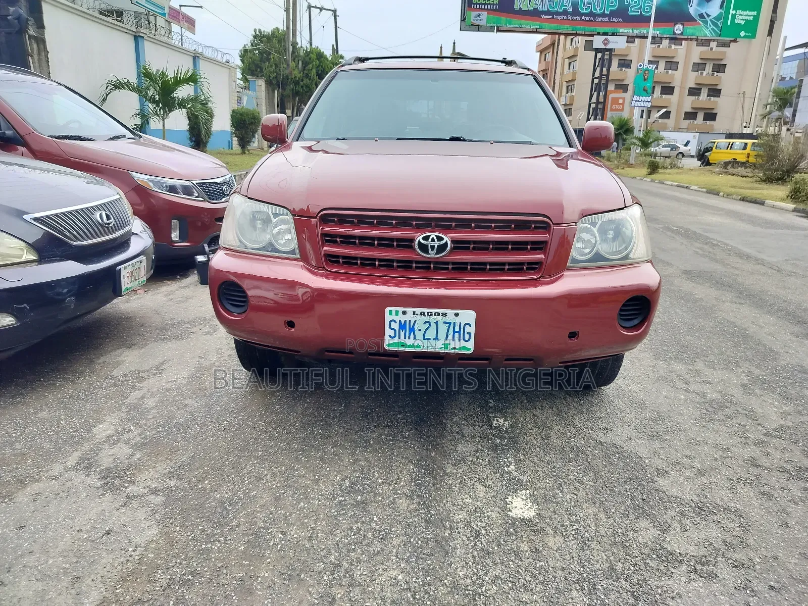 Toyota Highlander V6 AWD 2003 Red