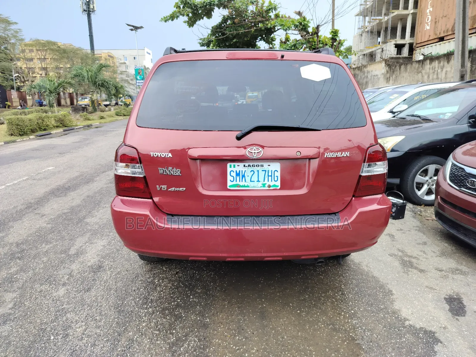Toyota Highlander V6 AWD 2003 Red
