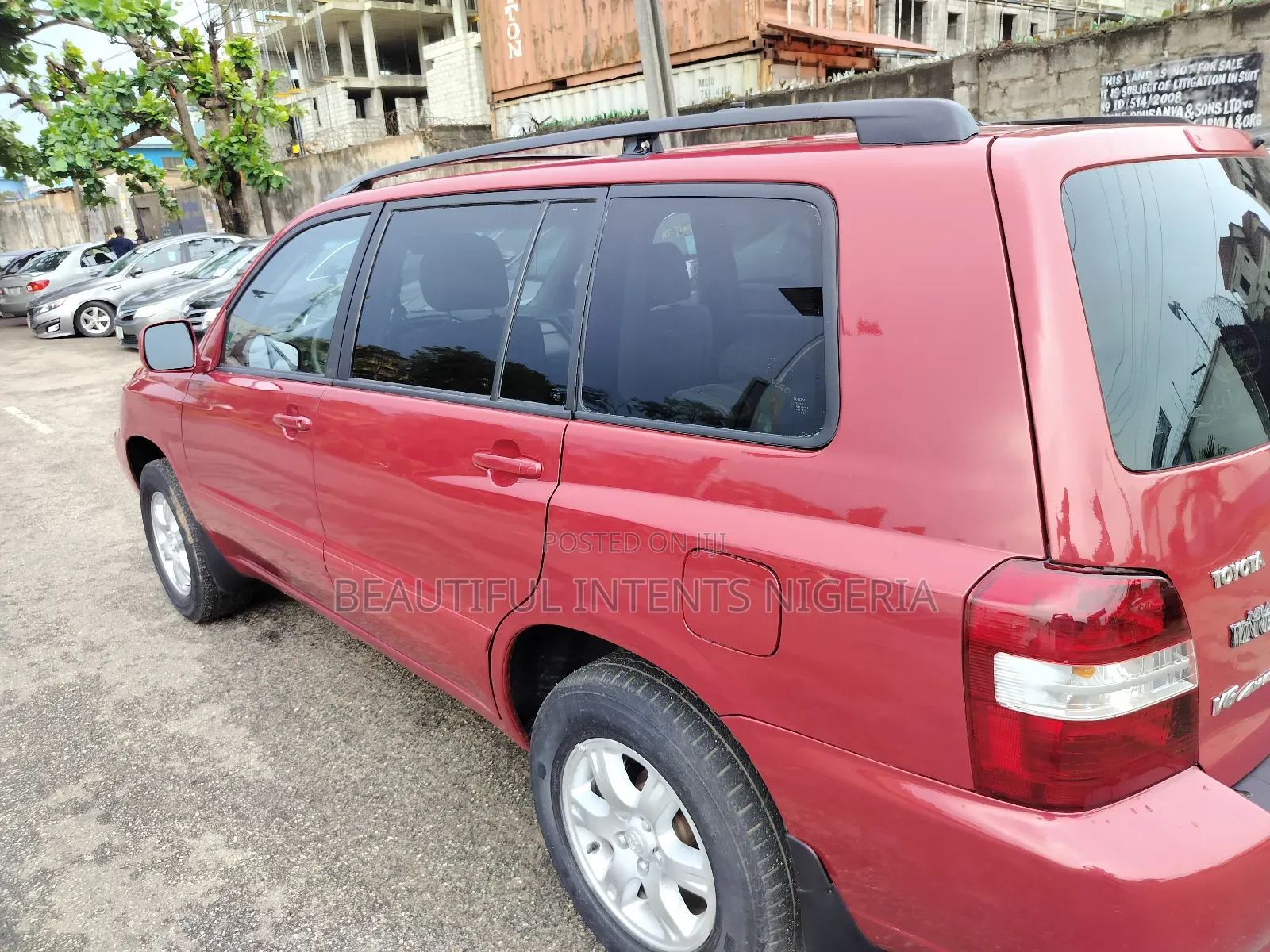 Toyota Highlander V6 AWD 2003 Red