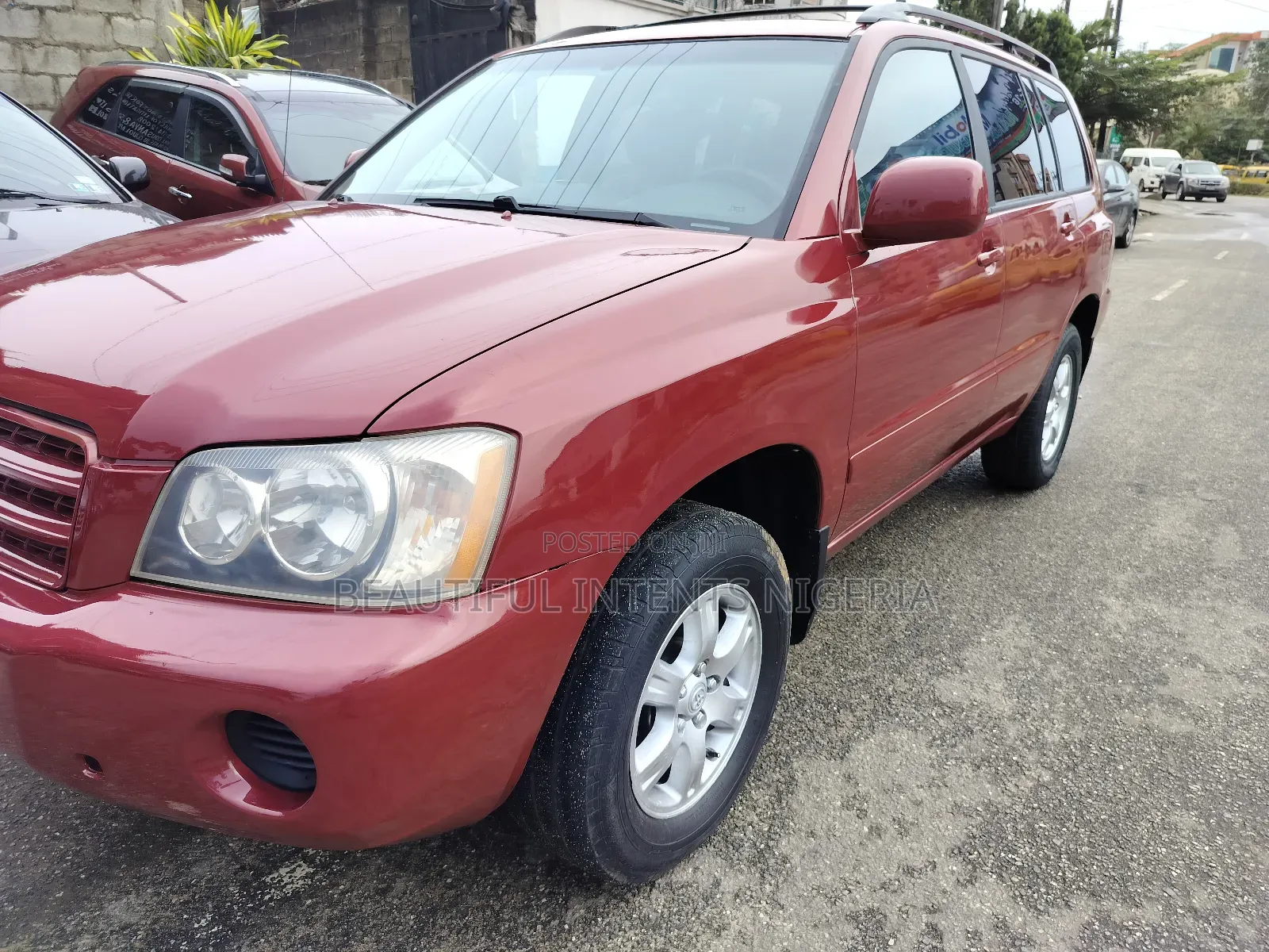 Toyota Highlander V6 AWD 2003 Red