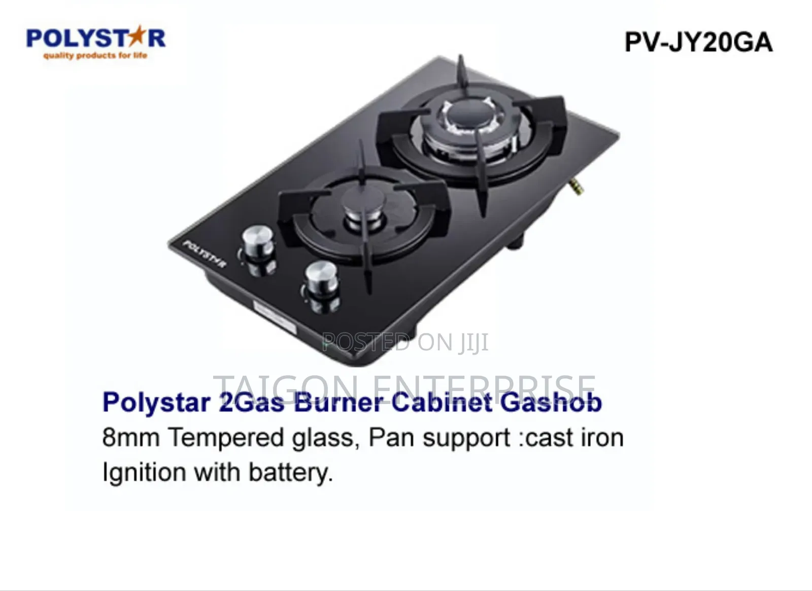 2 Gas Burners (Cooker) Cabinet Gashob