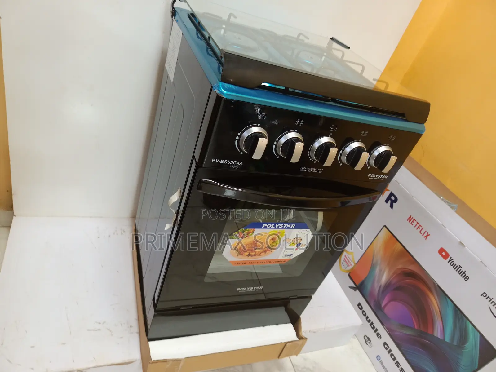 Polystar 4 Burner Standing Cooker – Heat Fast, Cook Better