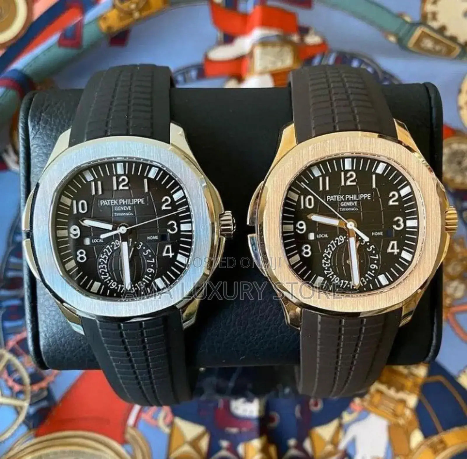 Patek Philippe Luxury Designer Rubber Strap Men's Wristwatches