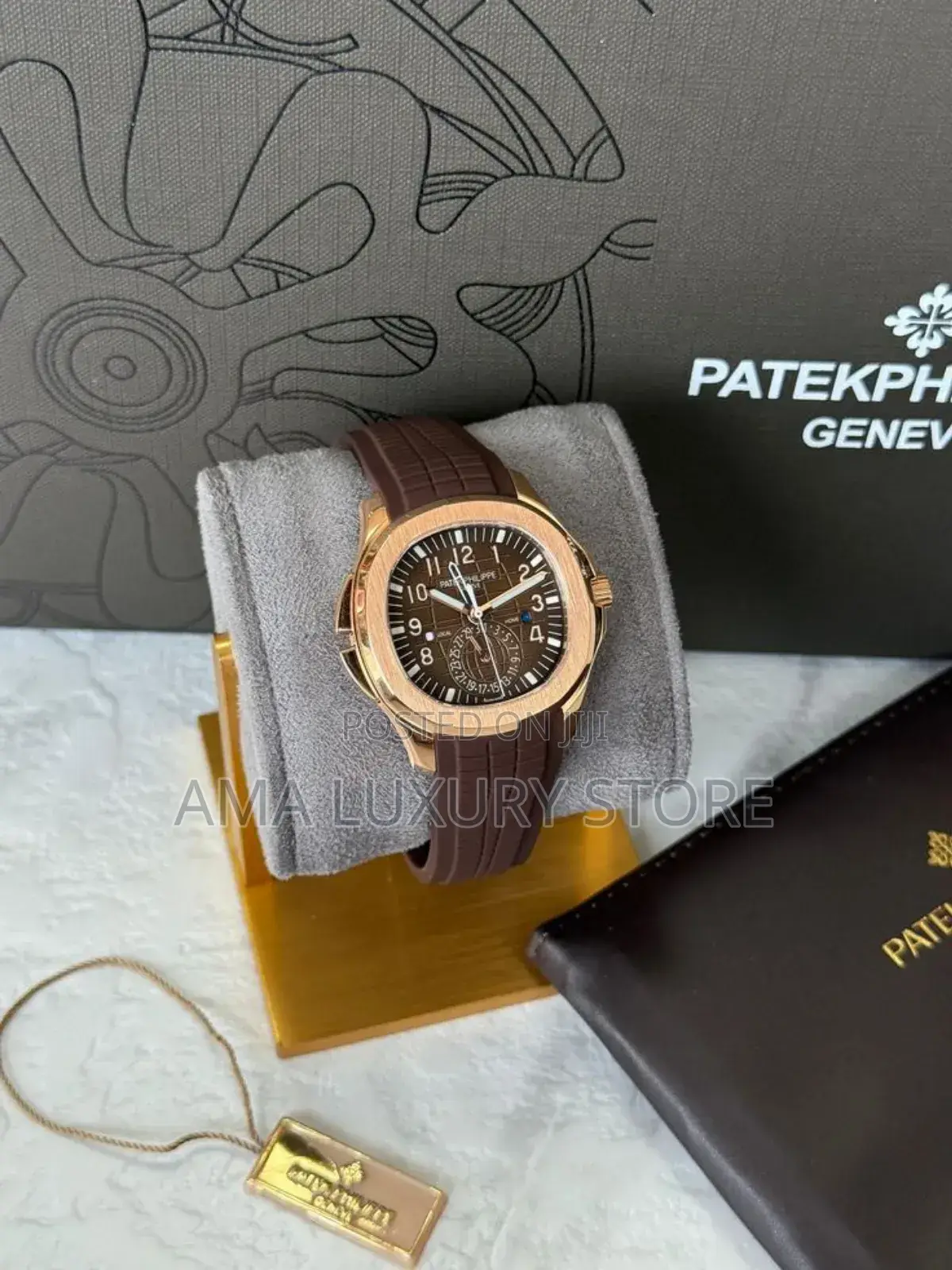 Patek Philippe Luxury Designer Rubber Strap Men's Wristwatches
