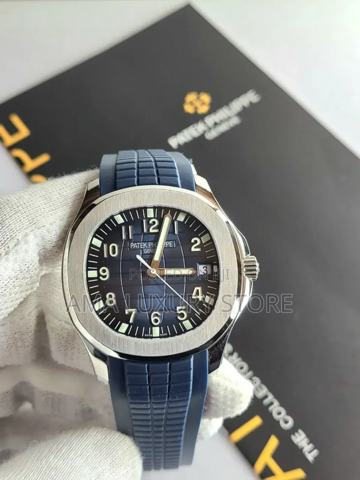 Patek Philippe Luxury Designer Rubber Strap Men's Wristwatches