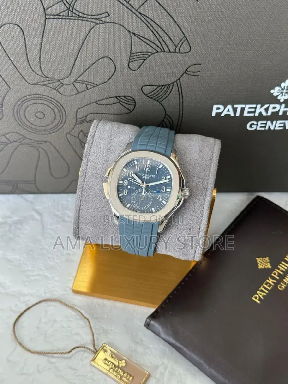 Patek Philippe Luxury Designer Rubber Strap Men's Wristwatches