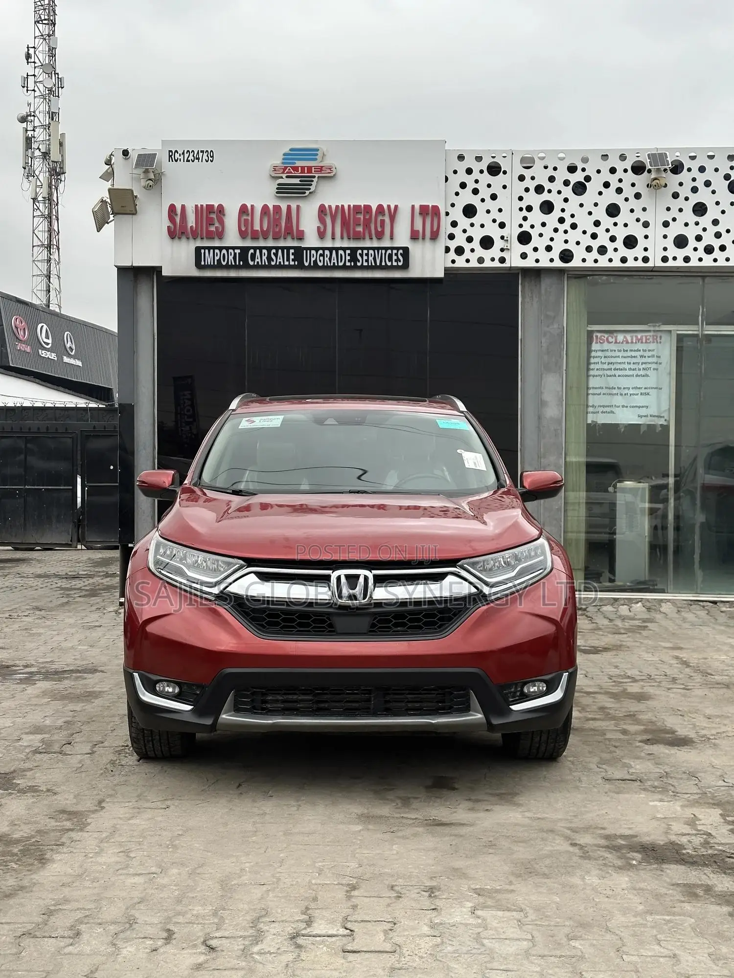 Honda CR-V Touring AWD 2018 Red