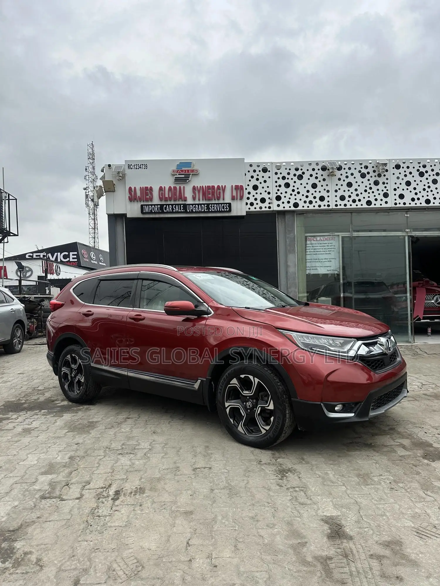 Honda CR-V Touring AWD 2018 Red