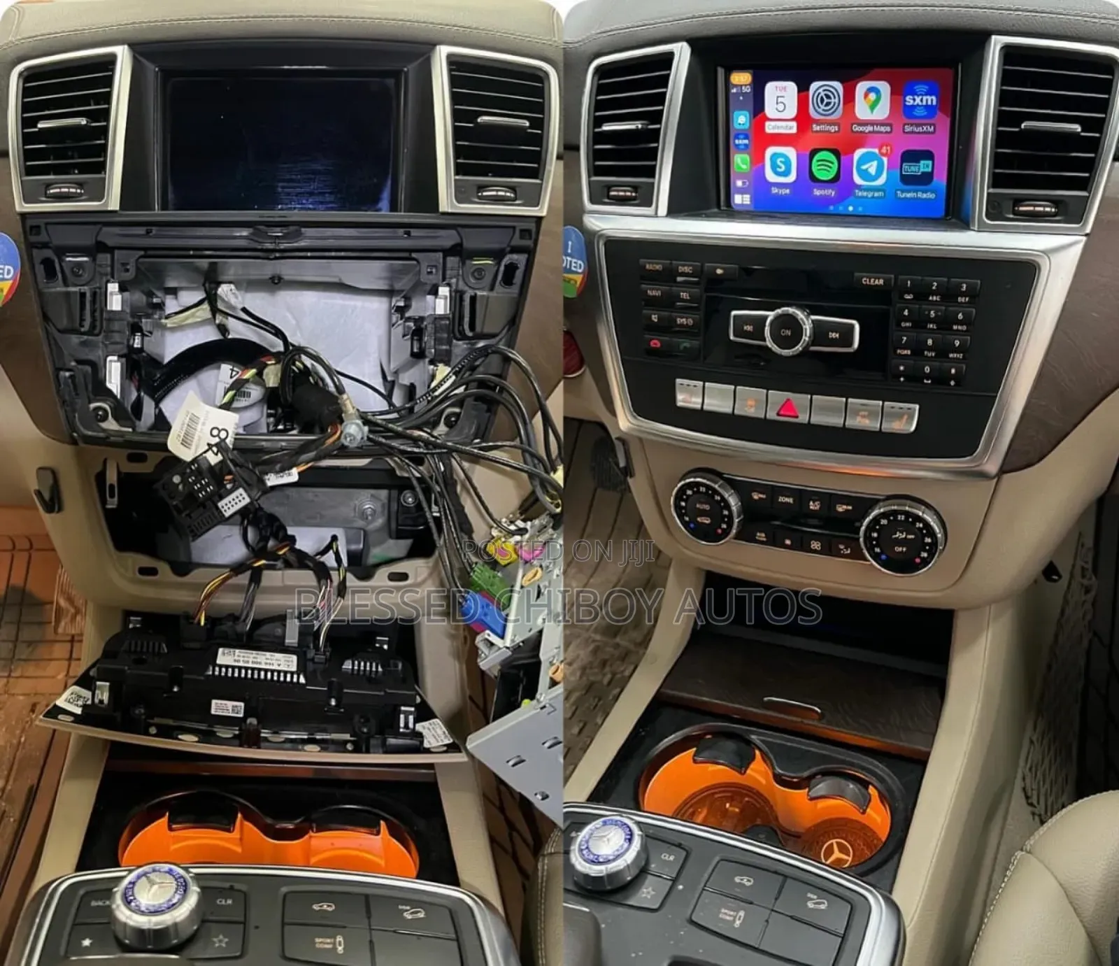 Factory Screen With Apple Carplay for Ml 350 2014