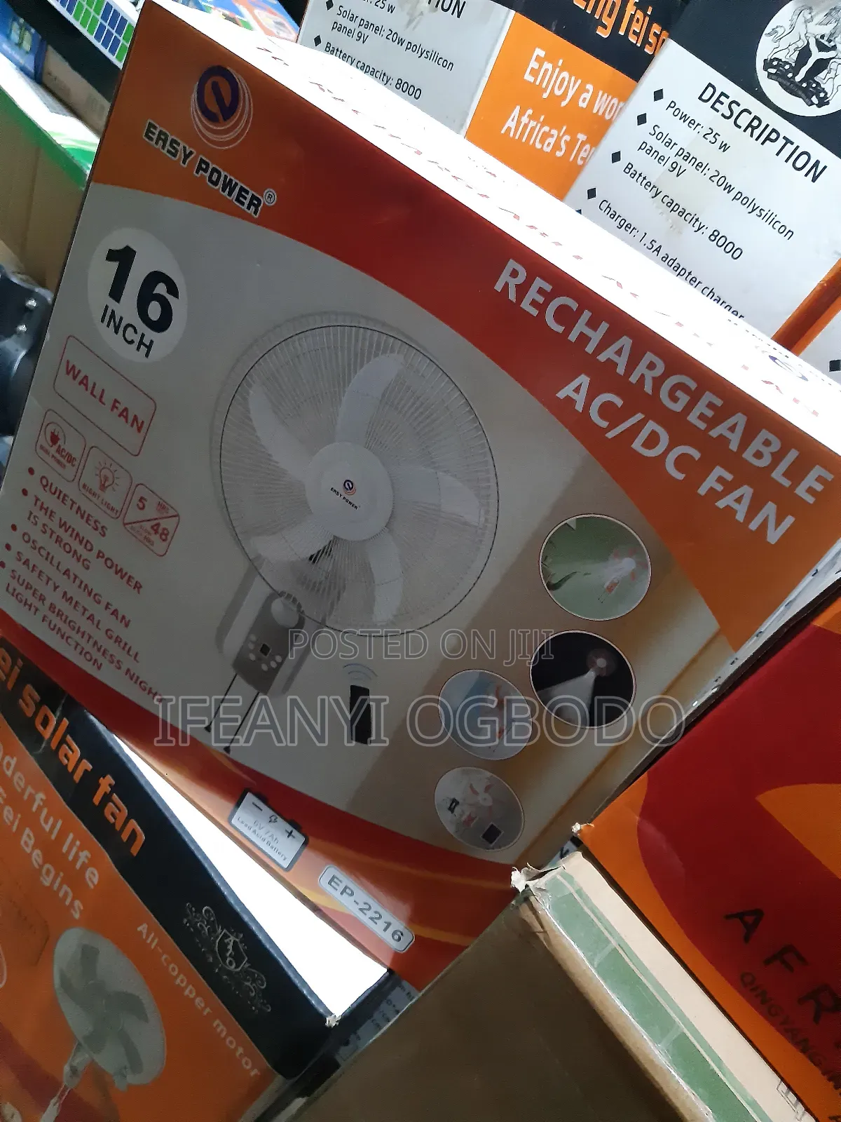 16inch Wall Fan Ac and Dc