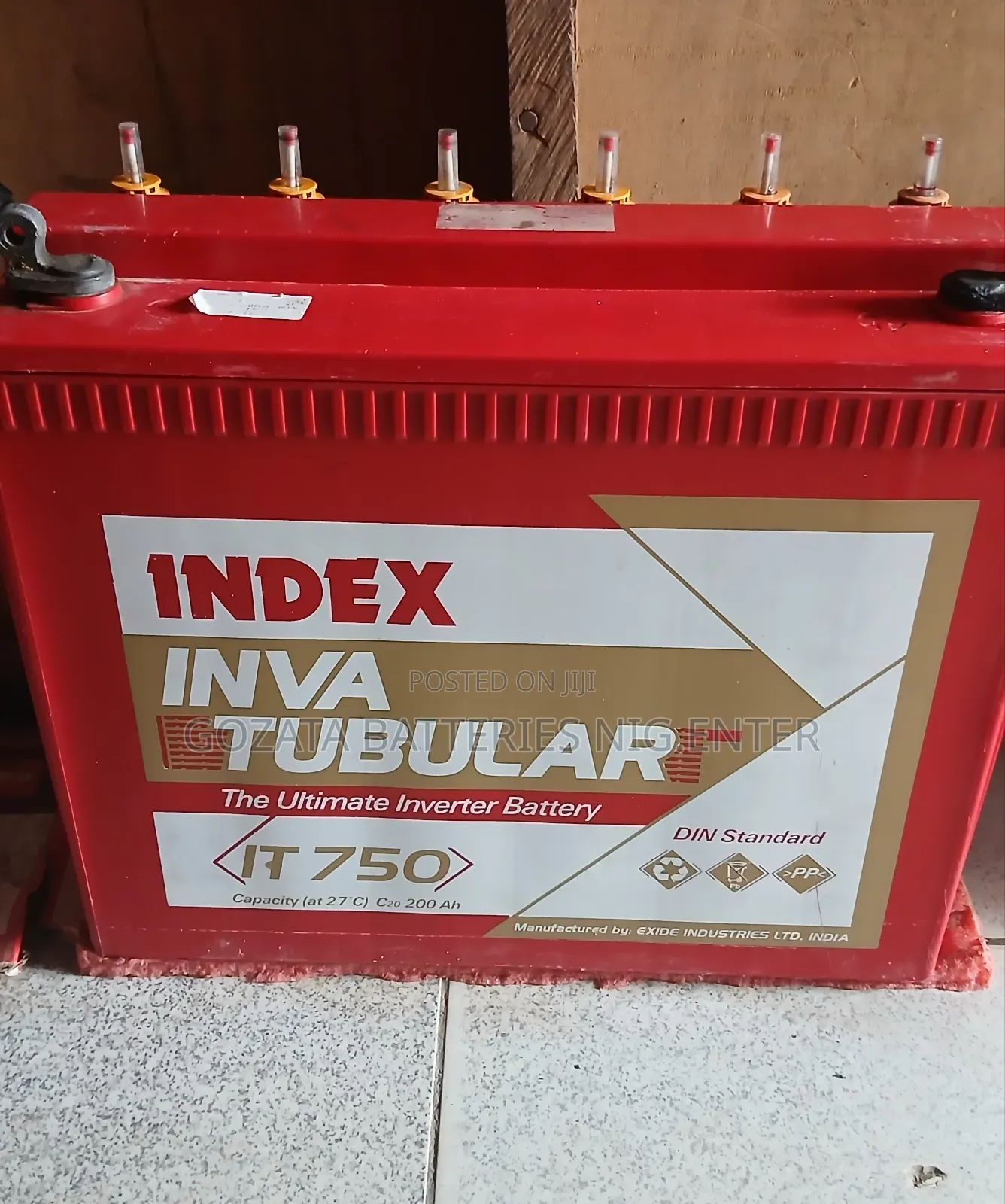 Index 200ah Tubular Battery Fairly Used