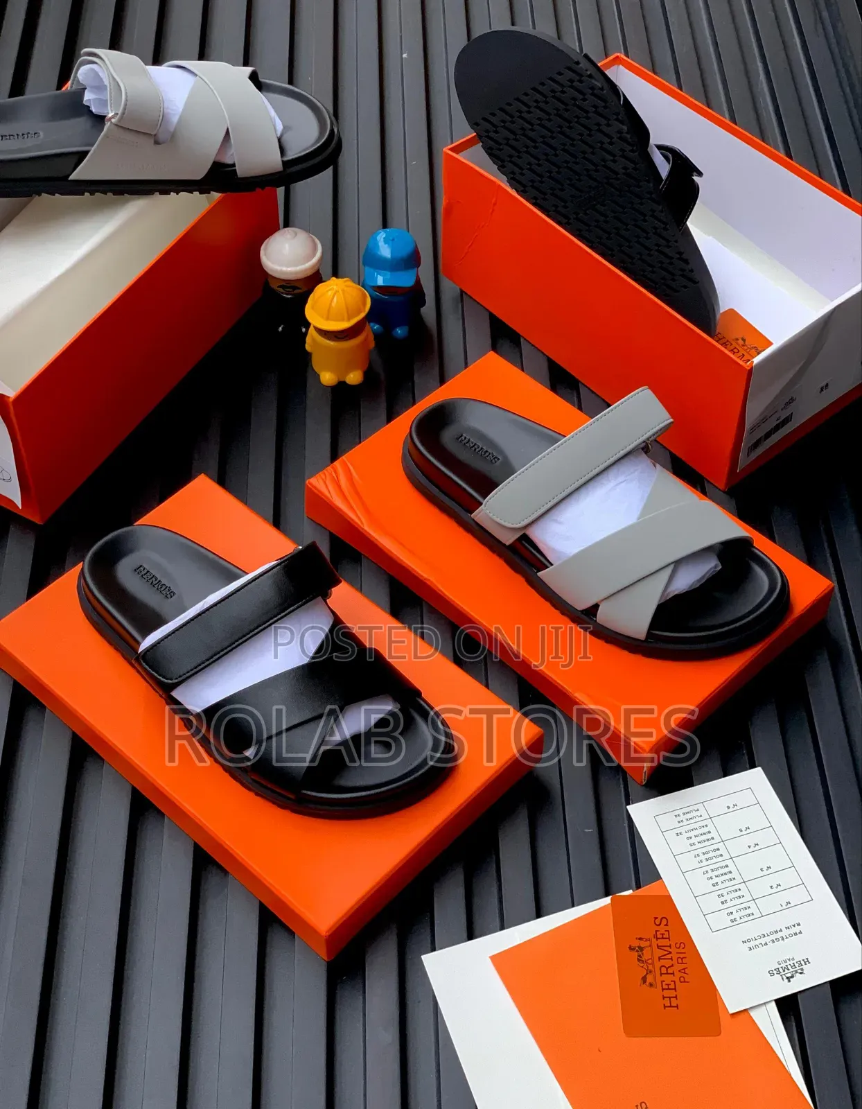 Hermes Luxury Palm Slippers