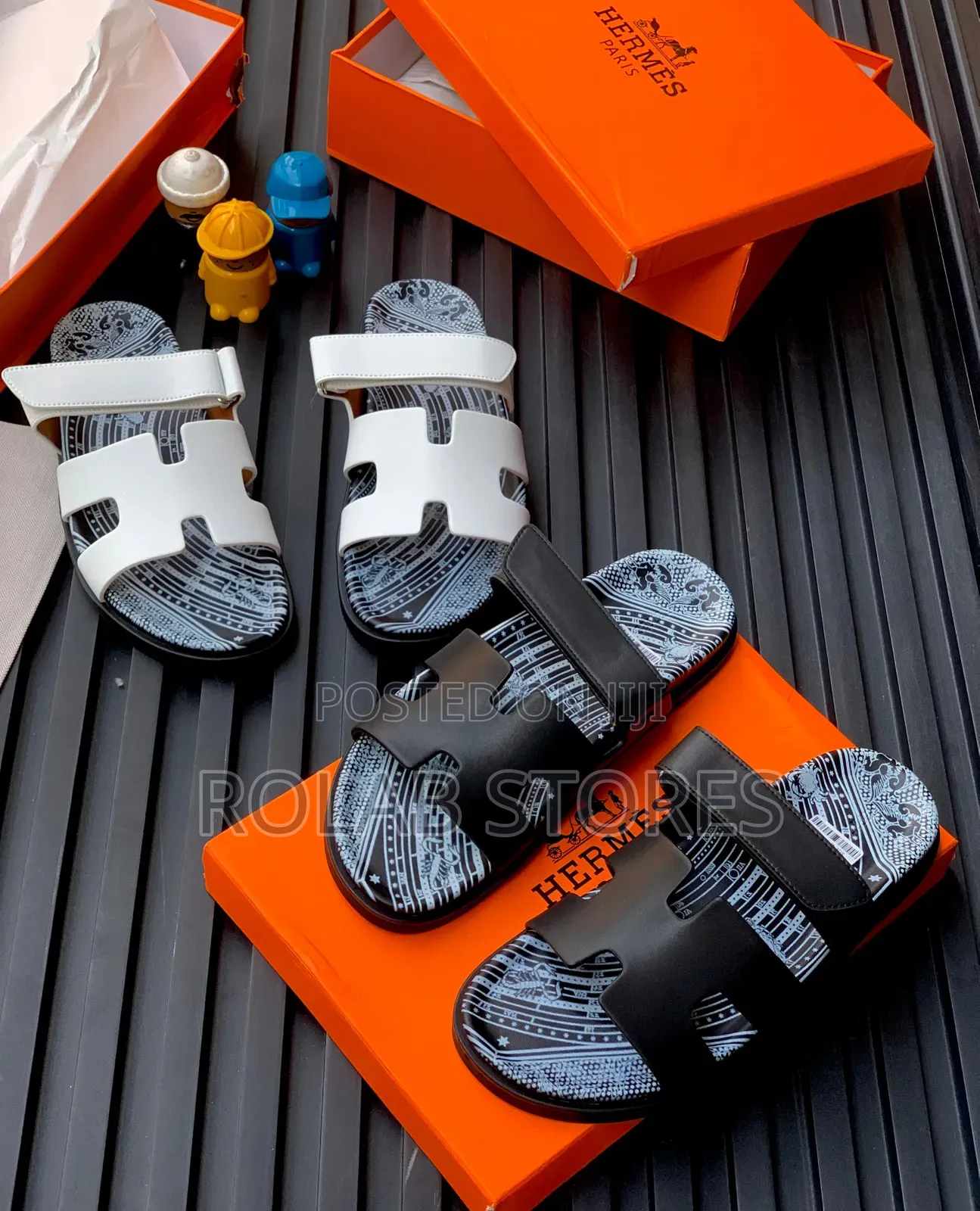 Hermes Luxury Palm Slippers