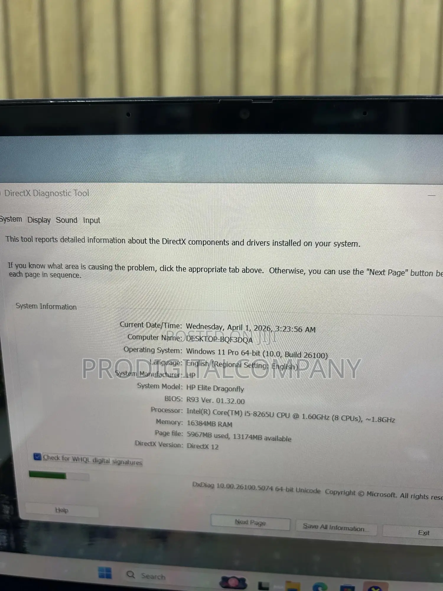 Laptop HP Elite Dragonfly x360 8th Gen 16GB Intel Core i5 SSD 256GB