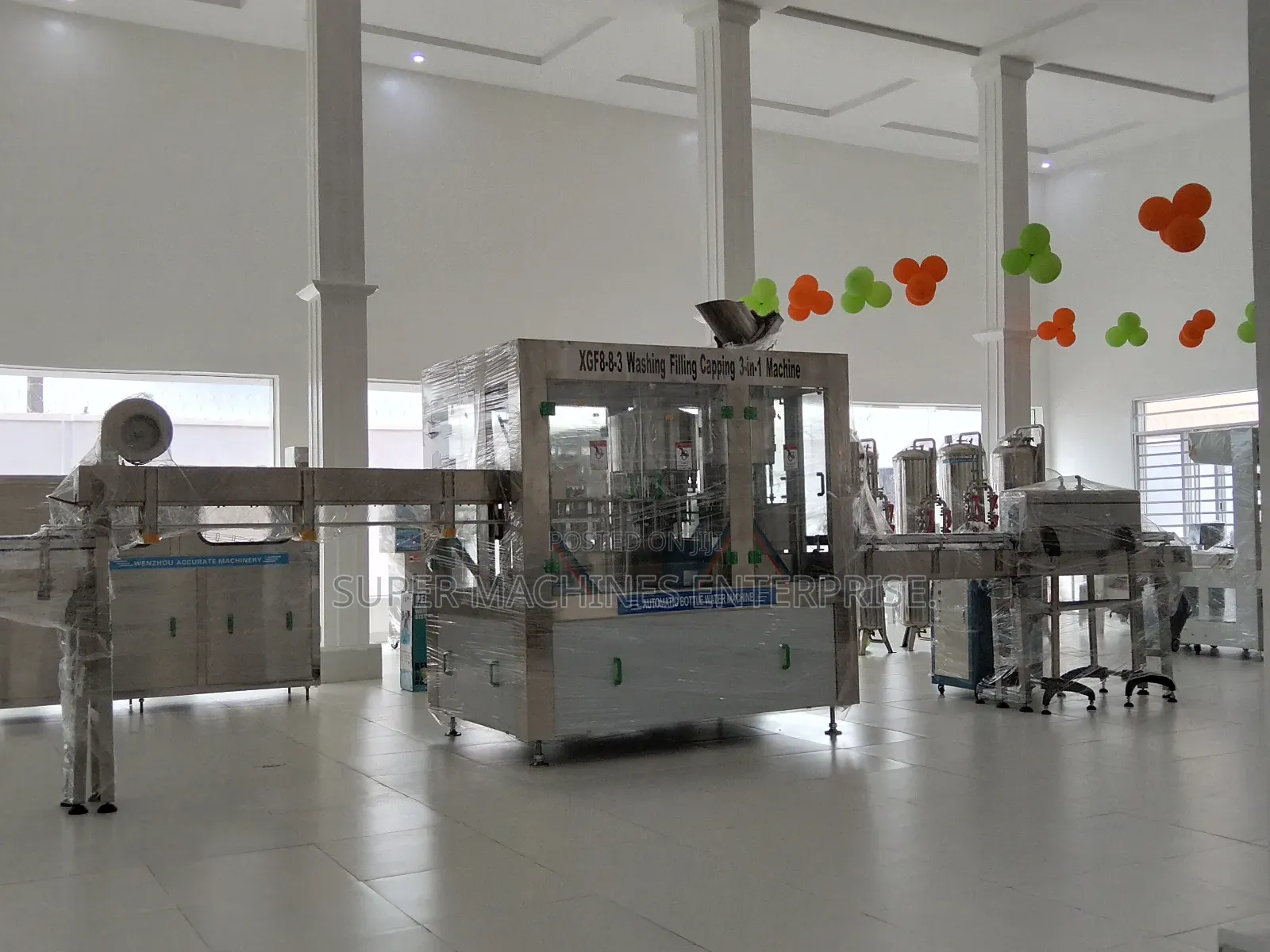 Xgf8-8-3 Washing Filling Capping Machine