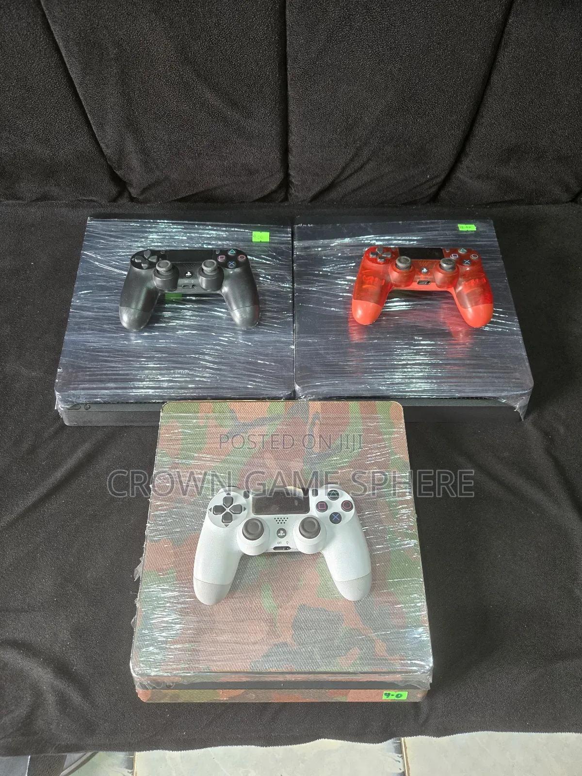 Clean Hacked Ps4 Slim 9.00 and 12.02 With 6 Games Each 1 Pad