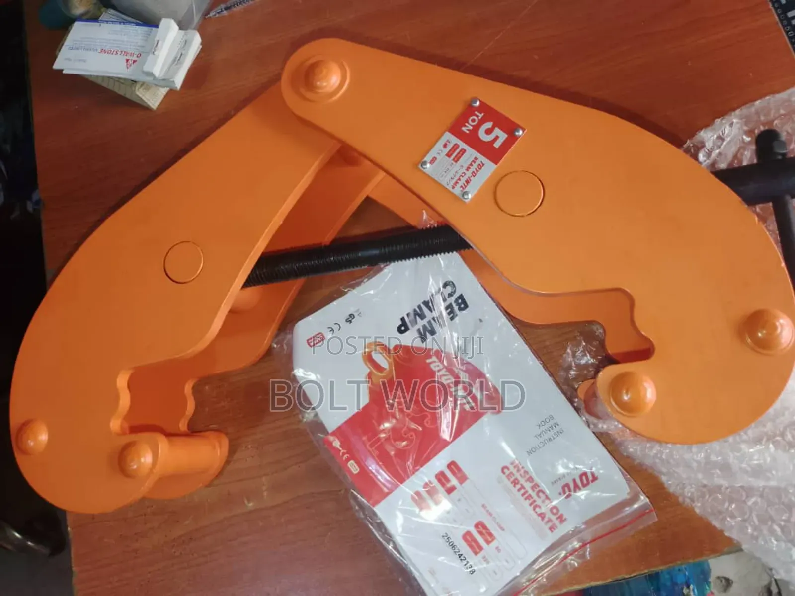 Toyo 5 Tons Beam Clamp (Lifting Clamps for Industrial Use)