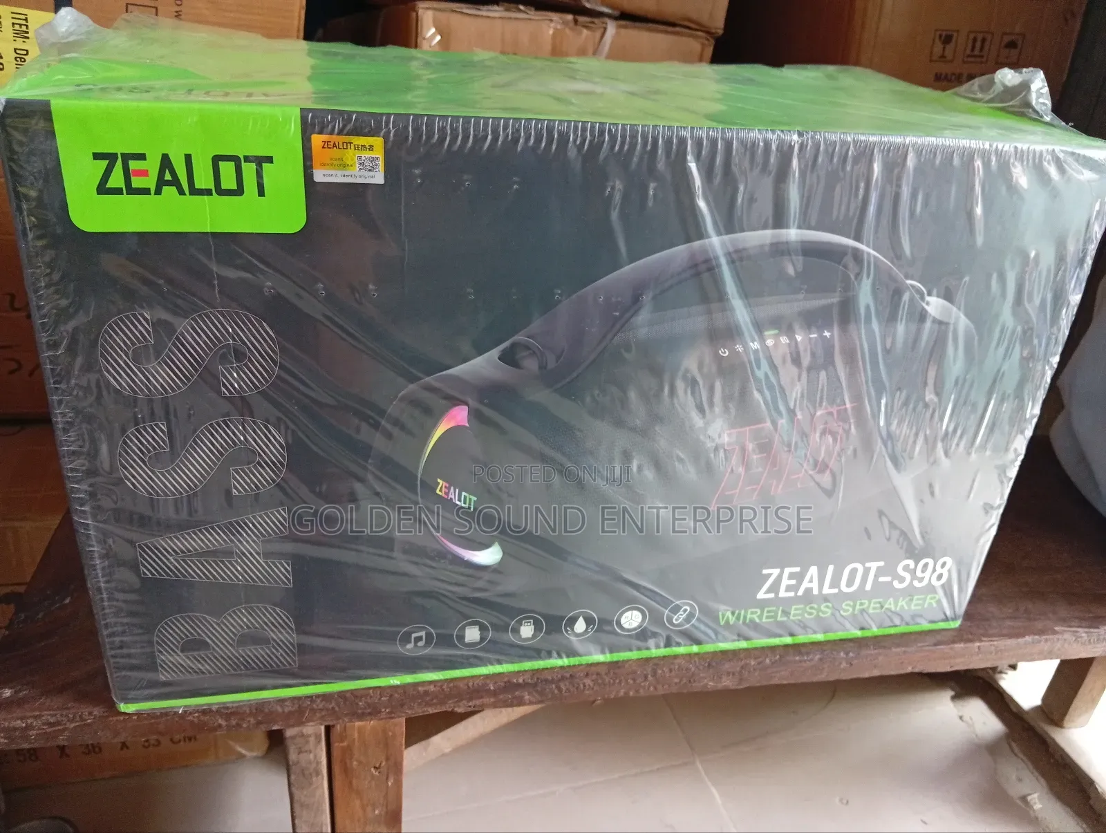 Zelote S98 Heavy Bass Bluetooth Speaker Very Strong