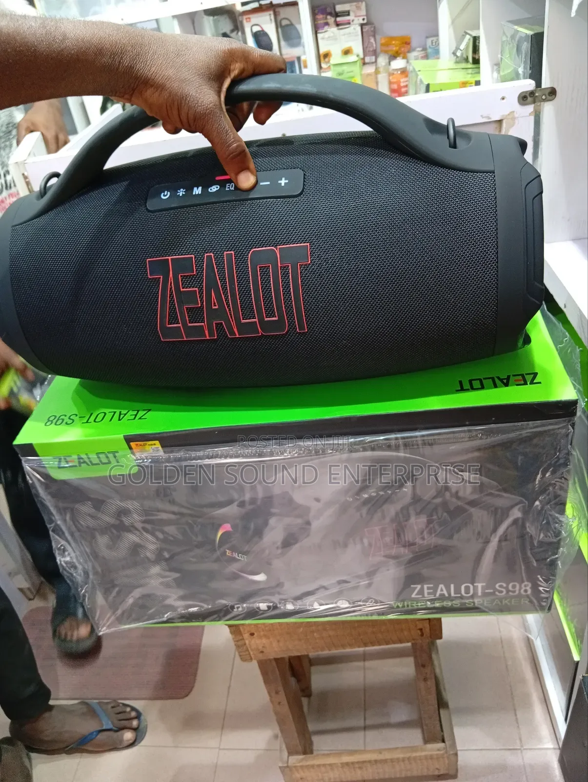 Zelote S98 Heavy Bass Bluetooth Speaker Very Strong
