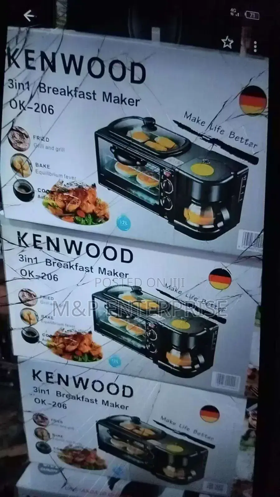Kenwood 3in 1 Breakfast Maker