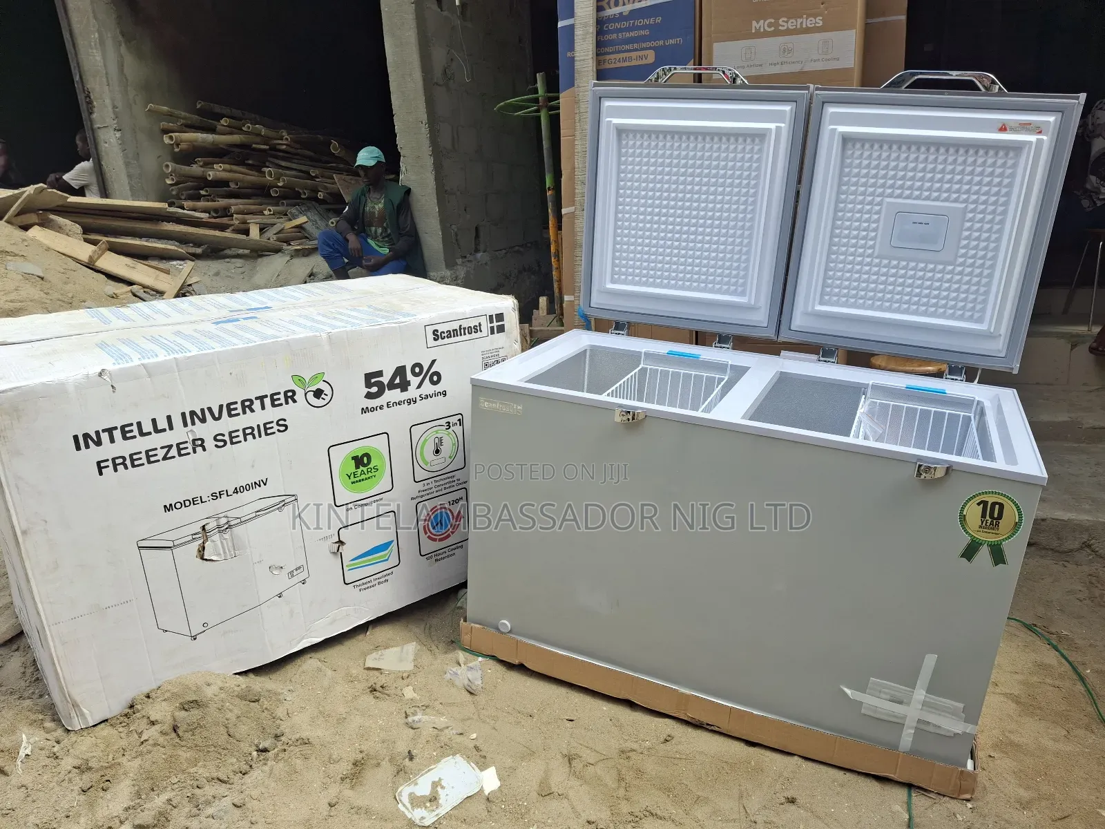 Scanfrost Inverter Double Door Chest Freezer