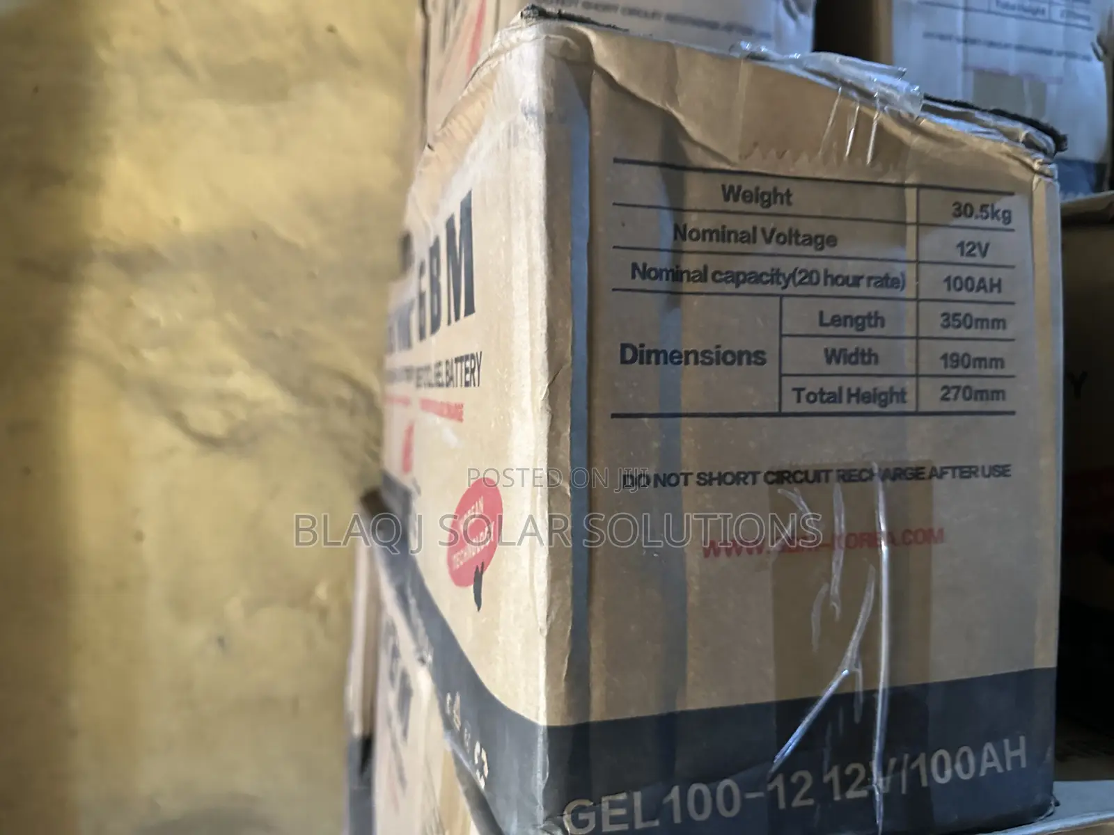 Brand New GBM Gel Battery