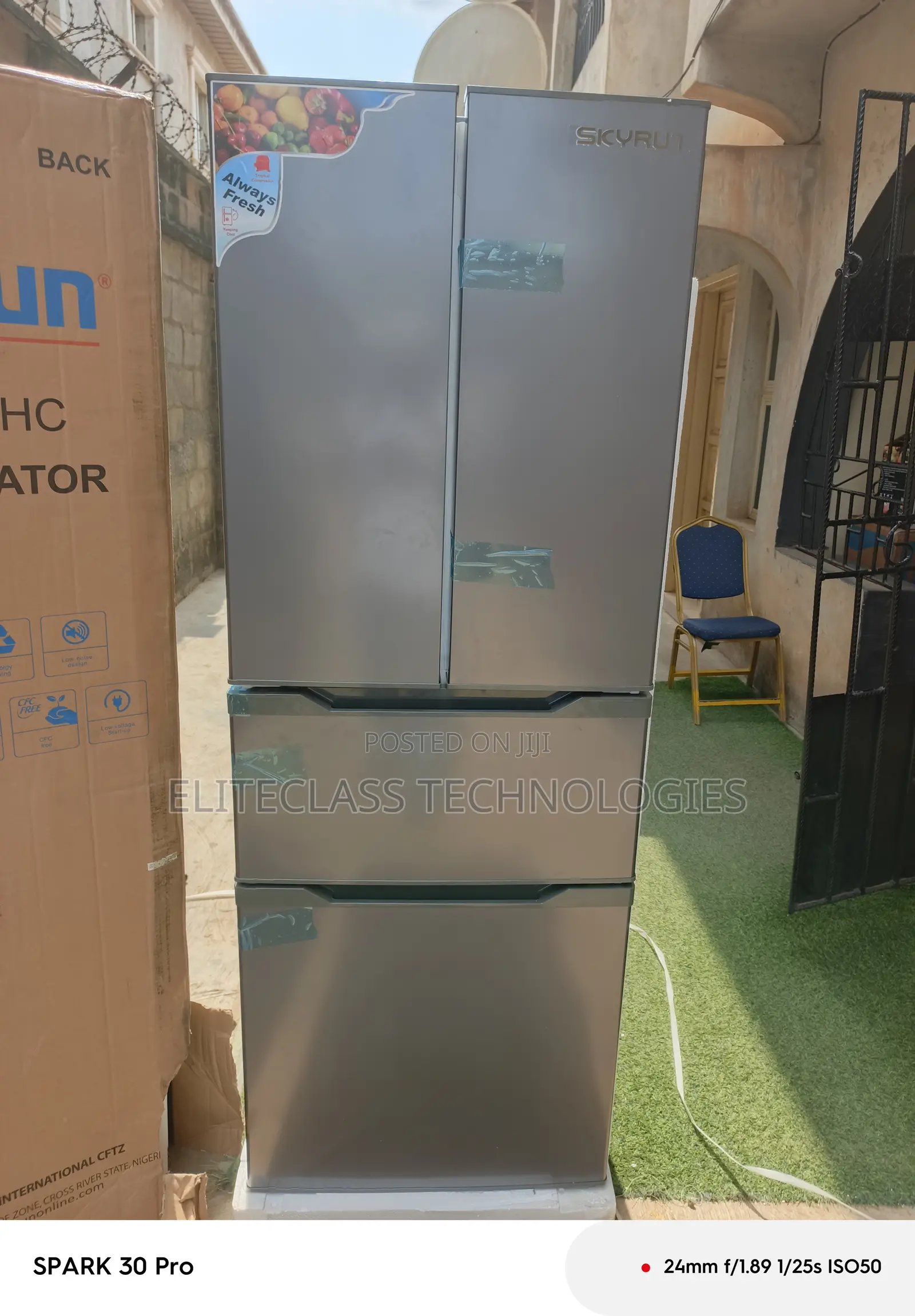 Skyrun Double Door Fridge BCD-330hc 300l
