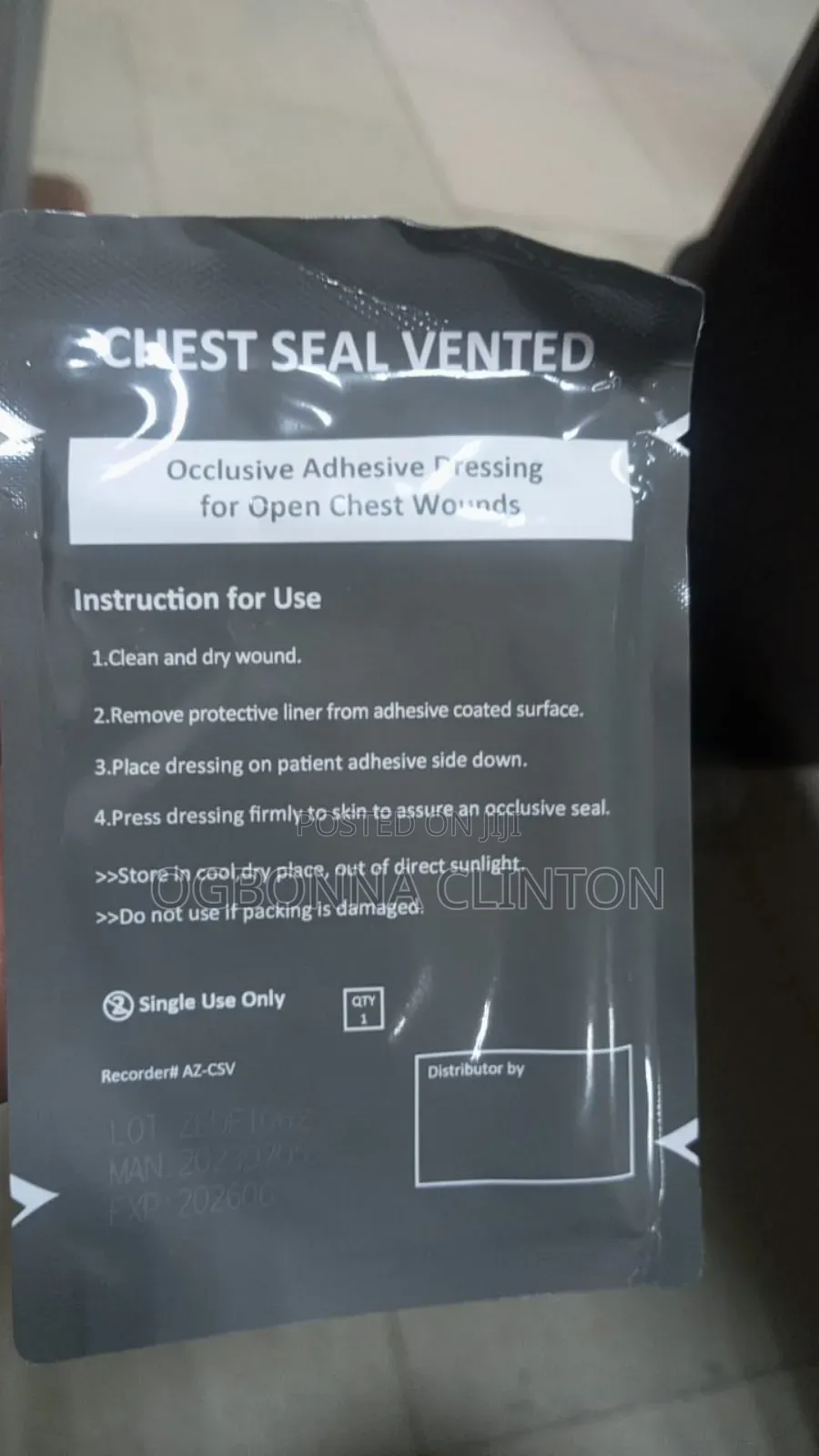 Chest Seal Vented