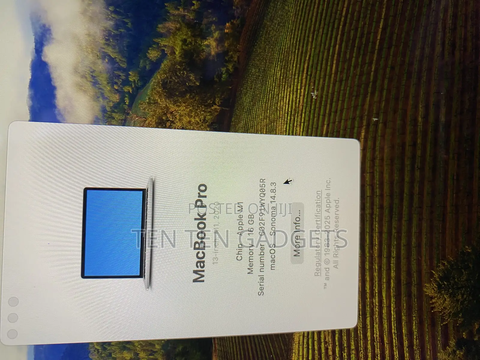 Laptop Apple MacBook Pro 2020 16GB Apple M1 SSD 2T