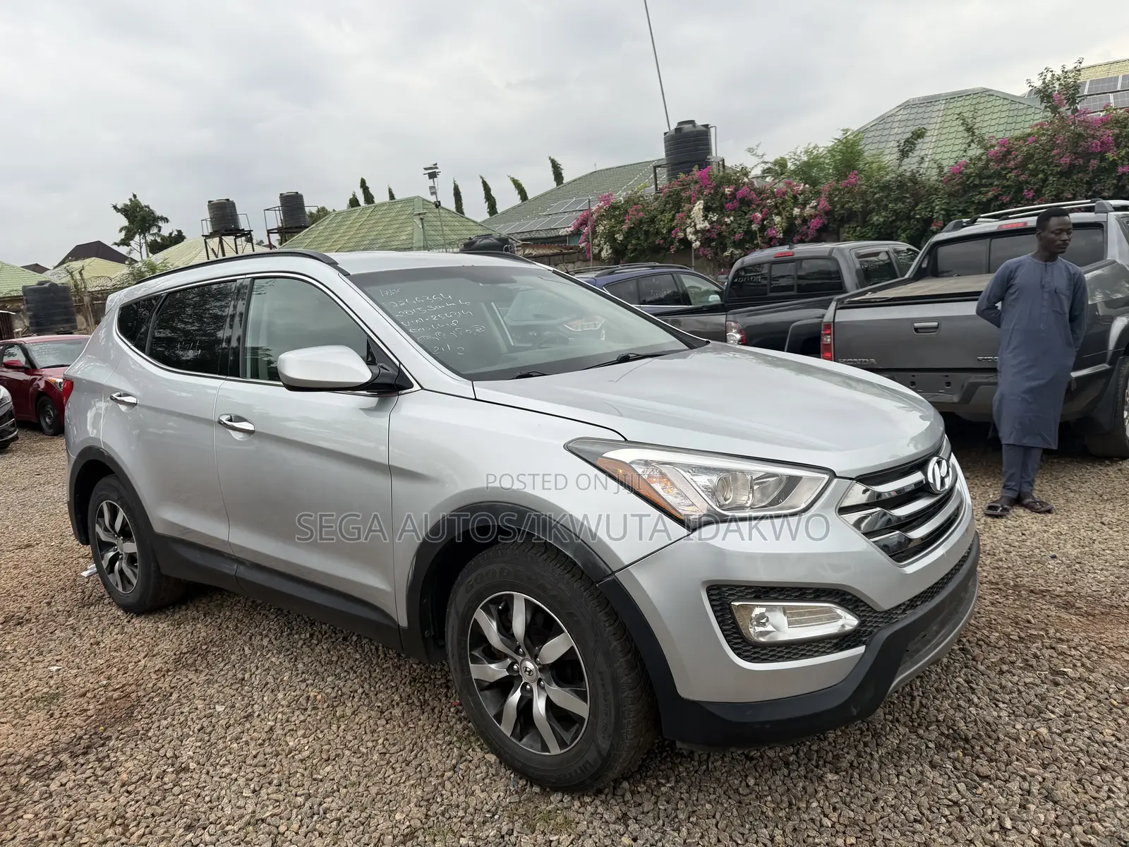Hyundai Santa Fe GLS 4dr SUV AWD (3.3L 6cyl 6A) 2015 Silver