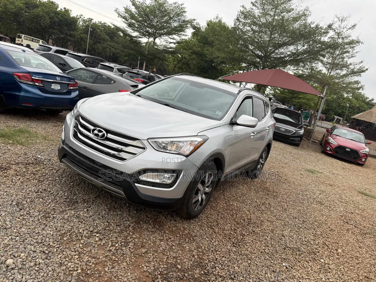 Hyundai Santa Fe GLS 4dr SUV AWD (3.3L 6cyl 6A) 2015 Silver