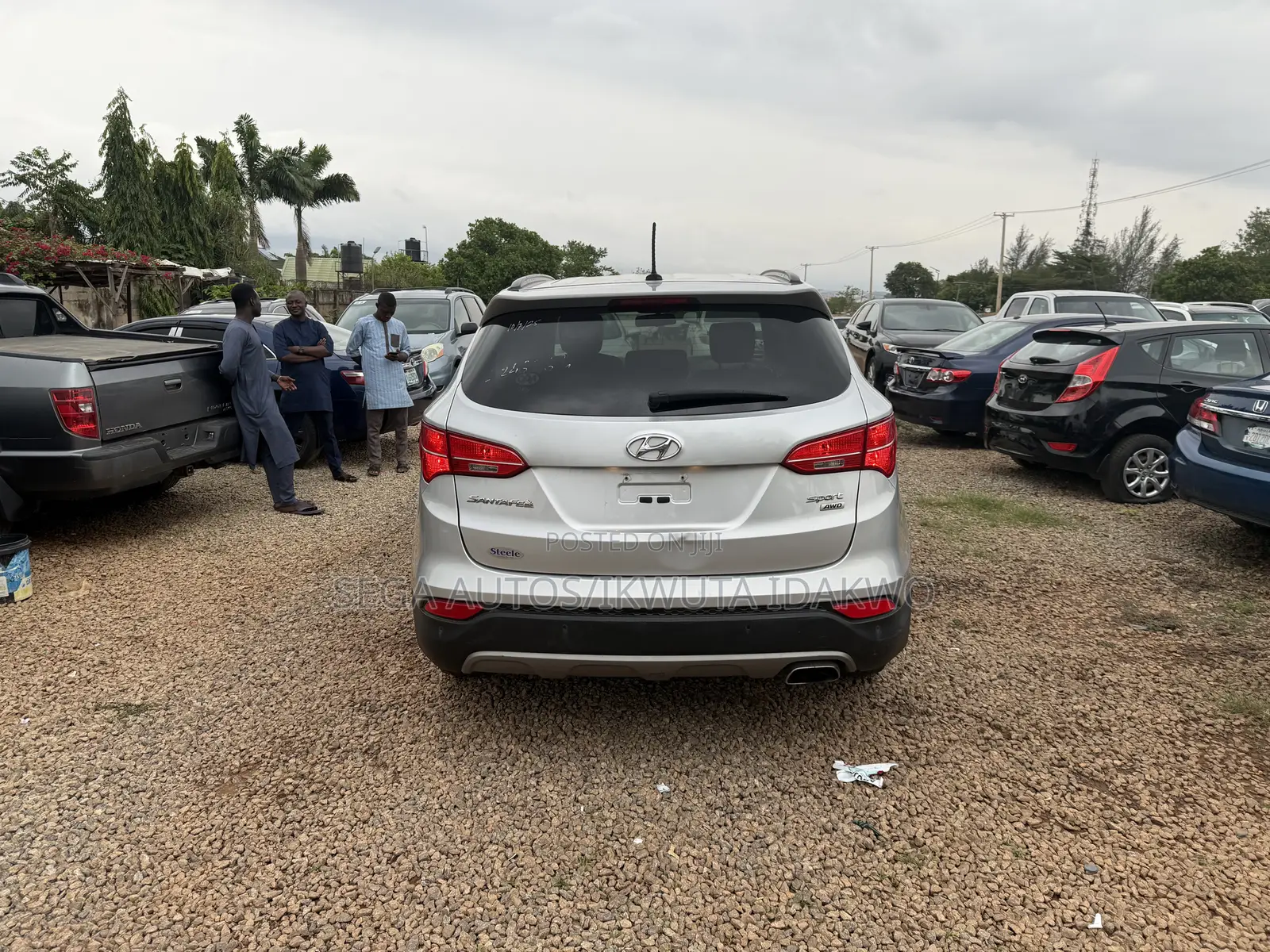 Hyundai Santa Fe GLS 4dr SUV AWD (3.3L 6cyl 6A) 2015 Silver