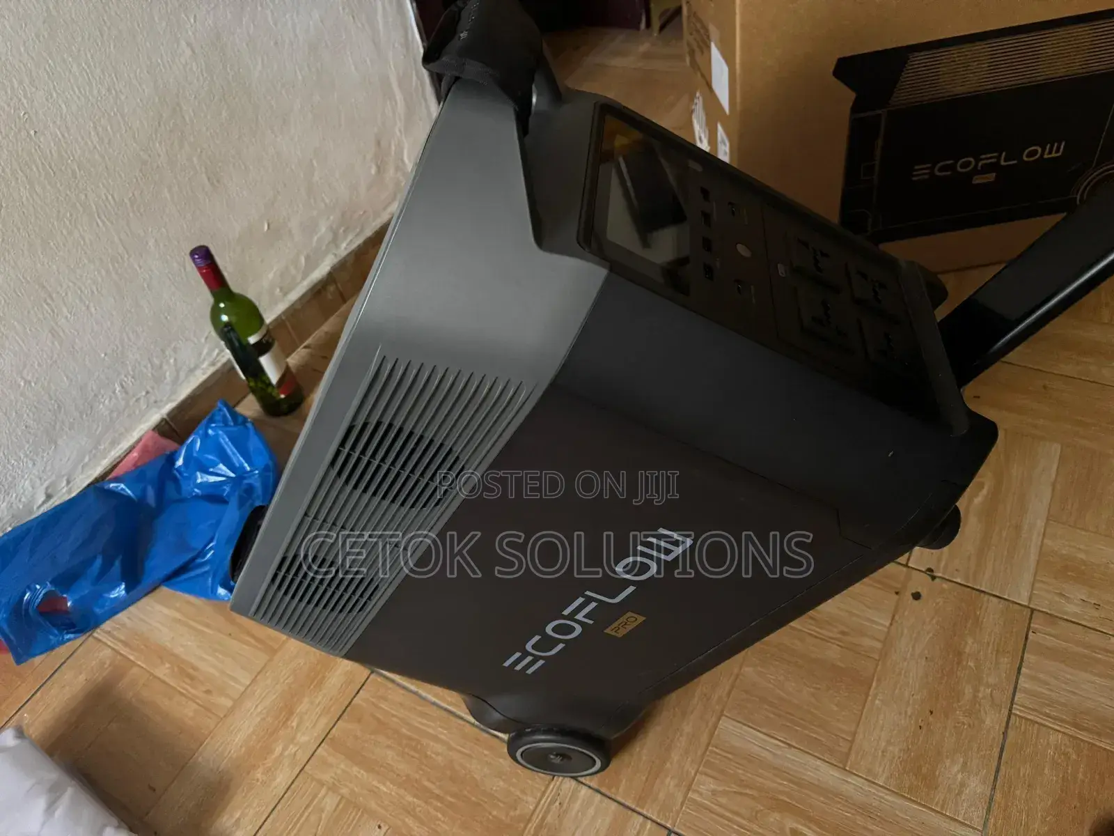 Used Delta Pro 3.6kva 11kwh Solar Gen Power Station 2 Extra Battery