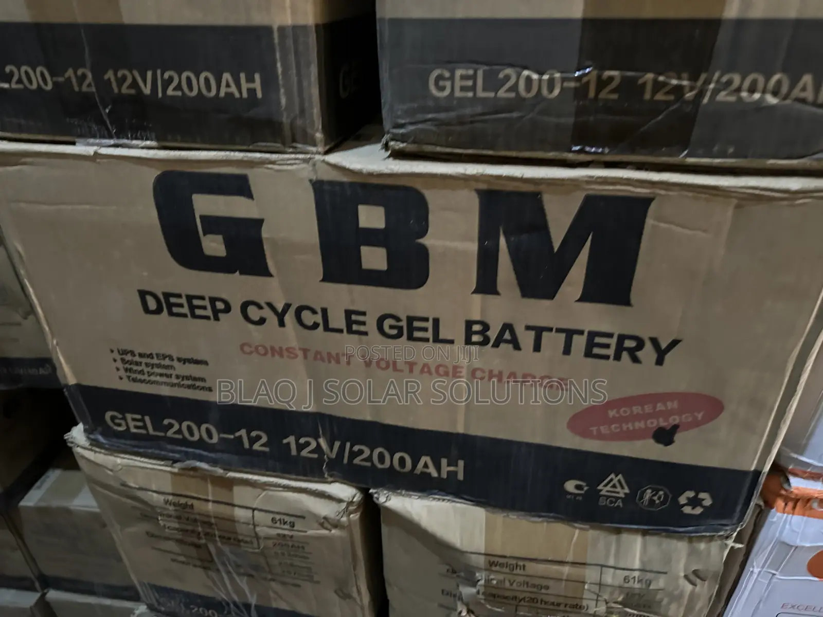 GBM Deep Cycle Gel Battery