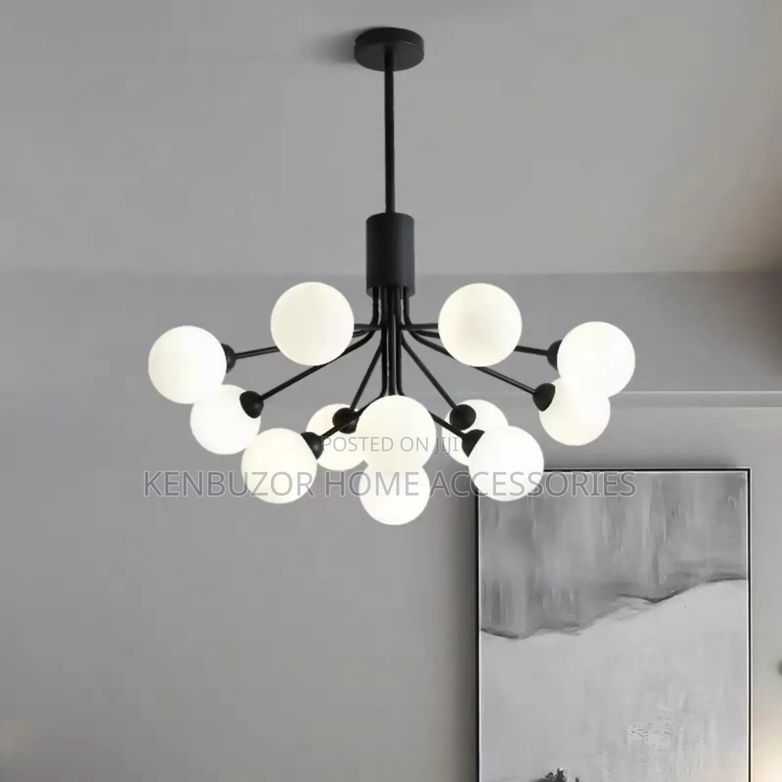 12 Balls Modern Design Luxury Pendant Light Chandelier