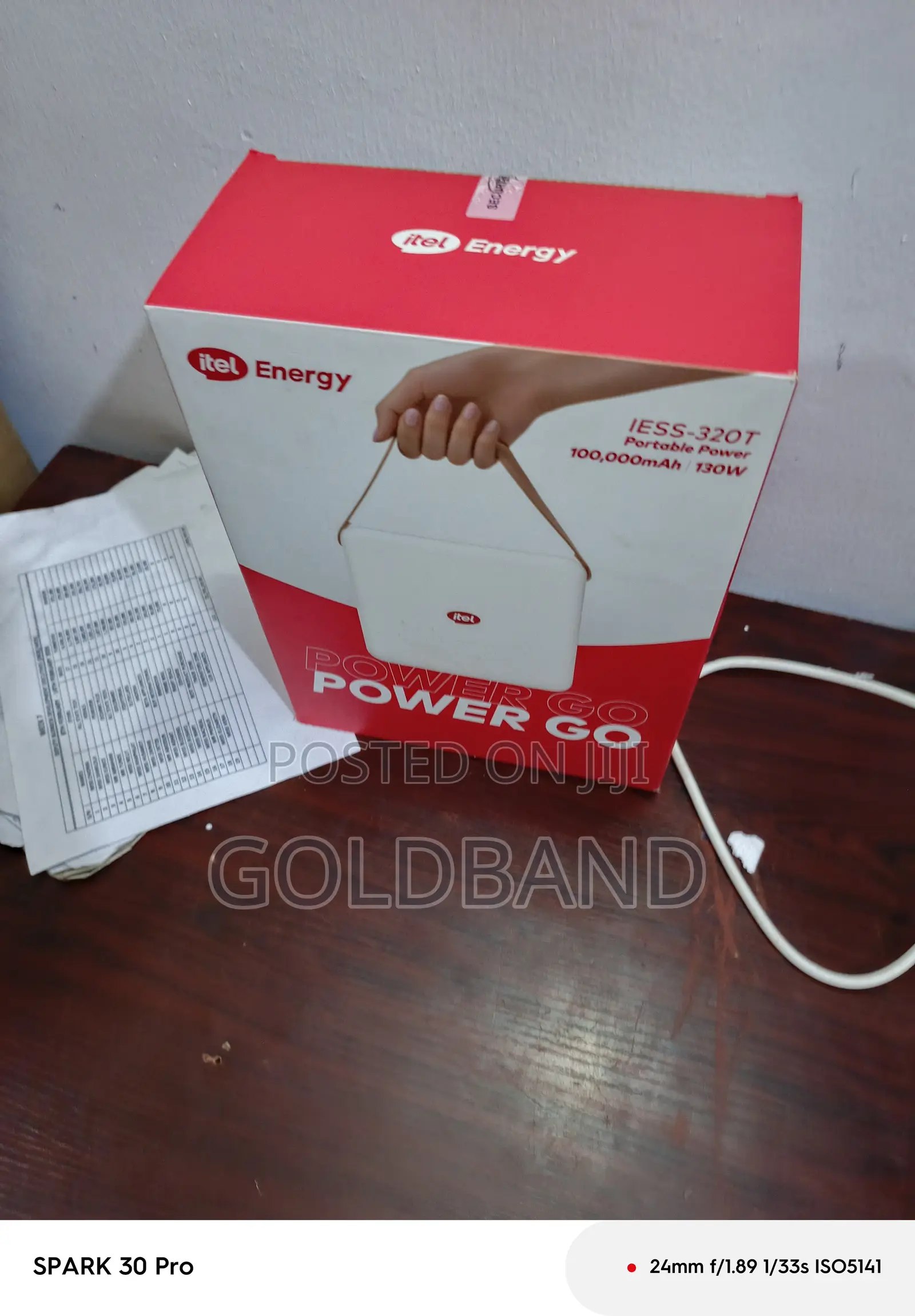 Itel Iess-320t Power Go Backup Generator